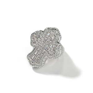UWIN <span class=keywords><strong>Retro</strong></span> Design Baguette CZ Kreuz <span class=keywords><strong>ring</strong></span> Hip Hop Schmuck Damen Herren ringe Schmuck 18 Karat vergoldeter Schmuck Großhandels preis - Product Image 6