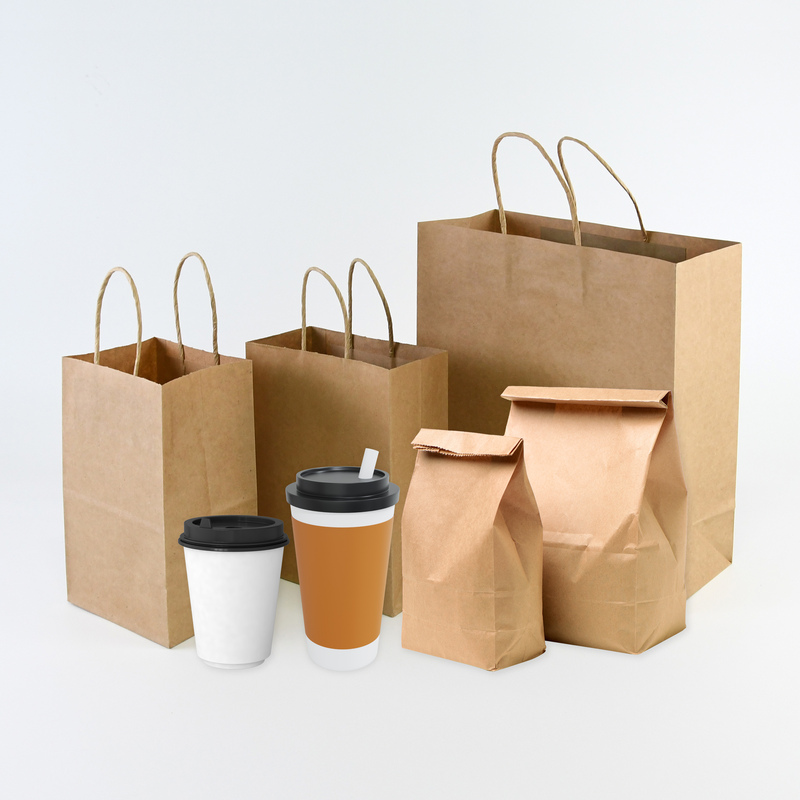 Custom Branded Store Printed Cardboard Shopping