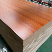 Meilleures ventes d'usine : Panneaux en MDF mélaminé, panneaux HDF 18 mm, surface poncée imperméable, panneaux en fibres pour meubles