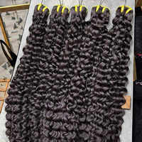 Paquetes de Cabello Humano Birmano Virgen al por Mayor, Rizado Profundo, Cutícula Alineada, Sin Procesar, Doble Trama, Extensiones de Cabello, Proveedor a Granel
