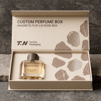Boîte cadeau parfumée blanche personnalisée et boîte magnétique pour présentation de parfum avec boîte en papier pour présentation de parfum et boîte d'emballage de parfum