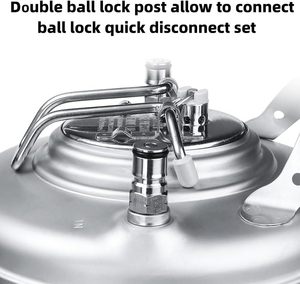 New 5 gallon bóng khóa keg, thép không gỉ bia keg với xử lý duy nhất cho dự thảo, Homebrew và thủ công bia NSF cấp giấy chứng nhận - Product Image 5