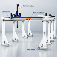 Robot manipulateur automatique à grande vitesse sur portique à 3 axes personnalisé pour la manutention et l'empilage de pièces industrielles