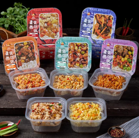 Arroz Picante Autocalentable en Olla de Barro con Pimienta Negra, Carne de Res, Curry, Pollo, Sabores Variados, en Caja, Comida Rápida, Conveniente para Dormitorios, Comida Instantánea