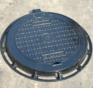 도로 배수 잠글 수 있는 연성 철 사용 맨홀 커버 하수도 맨홀 커버 - Product Image 4