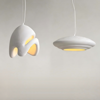 Lámpara Colgante LED Ajustable de Estilo Retro Minimalista para Techo Alto, Dormitorio, Restaurante, Decoración del Hogar