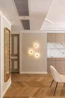 Plinthe décorative en PVC pour salon moderne, facile à installer, résistante à l'eau et durable