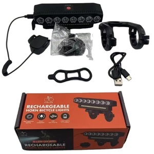Luz de bicicleta LED con carga USB faro MTB bicicleta de carretera lámpara delantera a prueba de lluvia brillante luz de conducción nocturna <span class=keywords><strong>linterna</strong></span> de advertencia de bicicleta - Product Image 1
