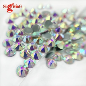 16 Facetas 5mm Diamantes de imitación Cristal Hot Fix Rhinestone Ss20 Cristal <span class=keywords><strong>AB</strong></span> - Product Image 1