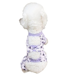 Pet Dog Dustproof Walking Pants Small Leg Protectors For Bichon Frise Teddy Cute Animal Pattern Polyester Material - Product Image 3