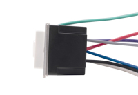 Barep 500W à incandescence/halogène et 150W LED/CFL double contrôle gradateur 0-10V aluminium résidentiel mur interrupteur blanc BAK-010A