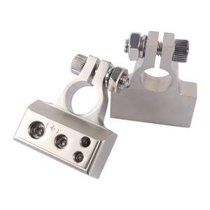 Silver Car Audio <b>Battery</b> <b>Terminal</b> Kit With Accessories For Vehicle Electrical Connection - Product Image 5