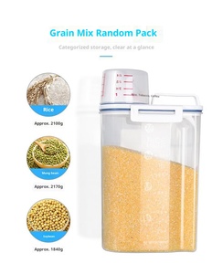 Chất Lượng Cao Nhà Bếp Tổ Chức Con Dấu Chống Ẩm Bảo Quản Lưu Trữ Chai Nhựa Trong Suốt Thực Phẩm Lưu Trữ Container - Product Image 6