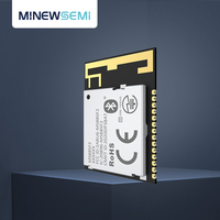 Módulo compacto BLE 5,2 de largo alcance MS88SF21 512kB Flash 128kB RAM compatible con malla de rosca Zigbee con Nordic NRF52833 SoC