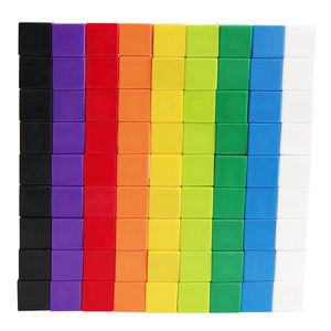 थोक बच्चों के खिलौने शैक्षिक खिलौने खेल 2.5 सेमी रंगीन चुंबकीय प्लास्टिक क्यूब्स चुंबकीय ब्लॉक निर्माण - Product Image 3