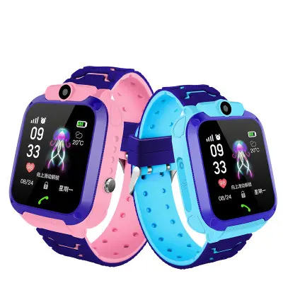 Q12 Kinder Smartwatch Met Camera Baby Watch 1.44 Inch Bel Waterdichte Voice Chat Gps Finder Locator Tracker Student Horloge