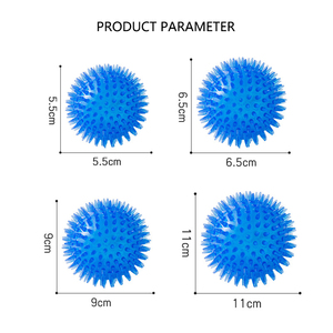 <span class=keywords><strong>Palla</strong></span> Rimbalzante per Addestramento Cani, Resistente ai Morsi, in TPR, con Fischietto Integrato, Morbida e Appuntita, Giocattolo Divertente per Cani e Animali Domestici - Product Image 2