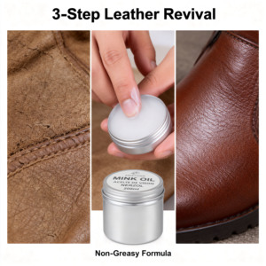 <span class=keywords><strong>Canapé</strong></span> en gros remis à neuf crème chaussure nourrie crème huile de vison pour produits en <span class=keywords><strong>cuir</strong></span> - Product Image 5