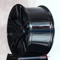 Rines Monobloque Forjados Personalizados de 18 19 20 21 22 Pulgadas, Color Negro Brillante, Estilo 5x120 437M, Cóncavos Profundos para BMW X5 E70 F15 X5M X6M