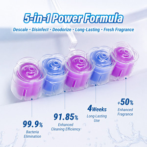 Inodoro bloque limpio desodorante limpieza automática inodoro borde Bola con fragancia de lavanda - Product Image 4