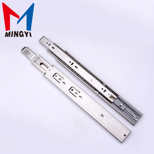 MINGYI <strong>Push</strong> <strong>Open</strong> <strong>Drawer</strong> <strong>Slide</strong> Heavy Duty <strong>Slides</strong> Channel <strong>Soft</strong> Closing Full Extension Metal Rail Guides - Product Image 1