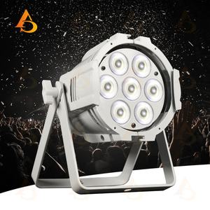 Venta Directa de Mini Foco LED Par de 7x10w, Carcasa de Aluminio Fundido, Luz Blanca RGBWA - Product Image 1