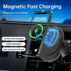 Cargador Inalámbrico Magnético para Auto ASPOR A522, Carga Rápida de 15W, Soporte Magnético para Celular con Ventilación de Aire, Imán Fuerte para Teléfonos - Product Image 3