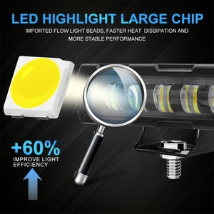 ไฟ LED มินิเลนส์แบบแท่ง แสงคู่ สีขาวเหลือง ไฟสปอร์ตไลท์เสริม ไฟทำงาน LED สำหรับมอเตอร์ไซค์ ออฟโรด รถแทรกเตอร์ - Product Image 5