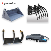 Pompe d'attachement hydraulique pour grappin à bois de type skid steer, pour usage forestier, de construction et agricole - Grappin à bois pour chargeuse sur pneus