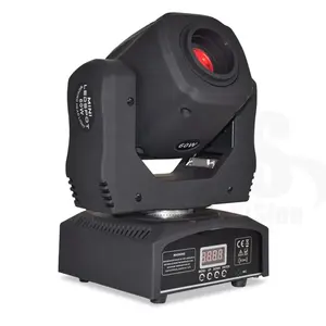 TOPFLASHSTAR Mini Spot 60W Led Moving Head Light With 8 Gobos 7 Colors High Brightness LED Mobile Light By Dmx512 For Dj Party
