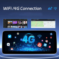 Autoradio universel 12,3'' 8 cœurs 4+64 Go Android 12 CarPlay Android Auto GPS Navigateur WIFI 4G FM RDS DSP BT Écran IPS