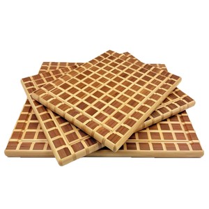 Bamboo Cutting Board <b>Set</b> 3 Piece Rectangle Double Sided For Kitchen Fruit Home Use - Product Image 1