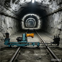 Foreuse carottière hydraulique complète pour exploration minière, profondeur 500 m