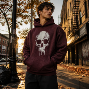 Sudadera con Capucha de Halloween con Logotipo Personalizado de Fábrica, Bordado 3D, Ilustración de Halloween, Ropa Urbana, Venta al Por Mayor OEM - Product Image 3