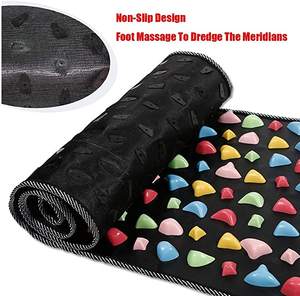 Tikar pijat kaki, tikar tikar pemijat kaki tubuh pereda nyeri jalan, batu tikar akupunktur (175*35*3cm) - Product Image 3