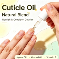 ETRUN ALISA Marque distributeur Huile végétalienne pour cuticules d'abricot Conditionnement intense Huile de croissance pour ongles adoucissante et réparatrice Hydratation en profondeur