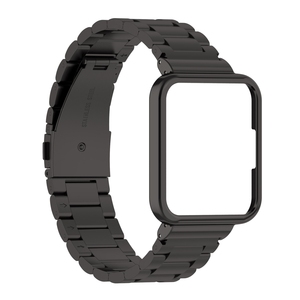 Correa de Reloj Deportiva Ajustable de Acero Inoxidable de Alta Calidad para <span class=keywords><strong>Redmi</strong></span> <span class=keywords><strong>Watch2</strong></span> <span class=keywords><strong>Lite</strong></span> International, Hermosa y Plateada - Product Image 3