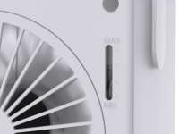 Ventilateur de table de bureau mini ABS, rechargeable par USB, trois vitesses, silencieux, portable, avec humidification par pulvérisation