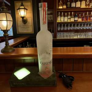 Exhibidor de Botellas de Roca Volcánica para <span class=keywords><strong>Tequila</strong></span>, VODKA, Iluminador de Botellas, Soporte para Botellas de Vino, Exhibidor de Cerveza - Product Image 5