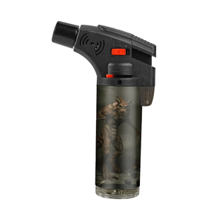 Vente en gros de briquets torche inclinés portables personnalisés puissants en plastique jetable coupe-vent pour cigarettes à des prix abordables - Product Image 3