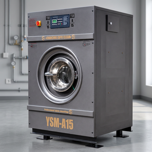 Lavadora-Extractora Automática de Acero Inoxidable de 15 kg con Resorte, Serie YSM-A, para Uso Comercial en Lavanderías - Product Image 2