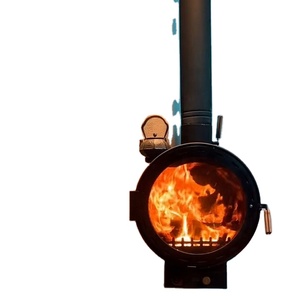 Vente en gros de foyer suspendu intérieur autoportant à éthanol bio en métal avec cheminée - Product Image 1