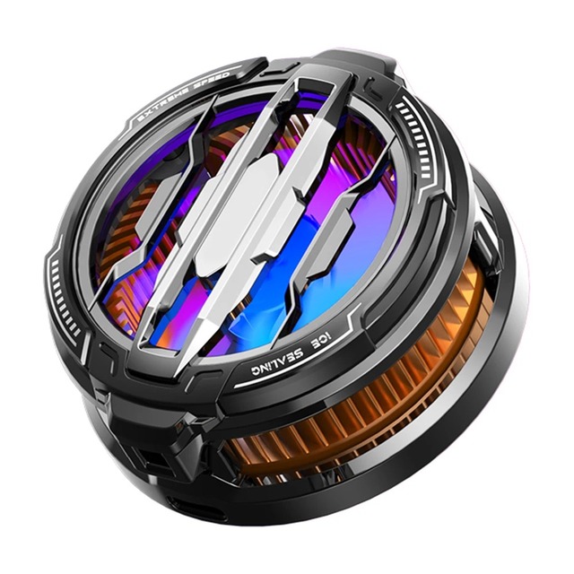 Magnetic Phone Cooler with RGB Lighting for Android and iPhone Ideal for Gaming and Live Streaming Experiences