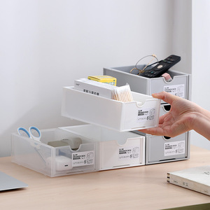 Desktop <b>Stackable</b> <b>Storage</b> <b>Box</b> Book Organizer <b>Box</b> Minimalist Living Room Snacks <b>Stackable</b> <b>Storage</b> Basket Cosmetic <b>Storage</b> - Product Image 4