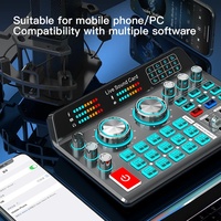 Carte son H9 48V pour mobile et ordinateur, micro d'enregistrement universel dédié au chant, streaming en direct, mixeur audio professionnel