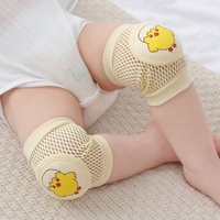 Genouillères antidérapantes pour bébé, respirantes, en maille, protection des jambes pour tout-petits, coussinets en éponge, genouillères et coudières en polyester pour bébé