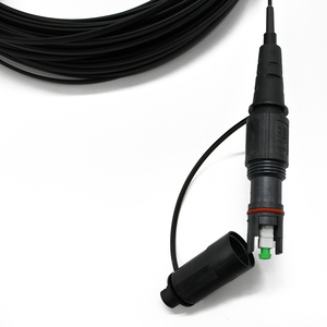 Câble <span class=keywords><strong>optique</strong></span> extérieur étanche FTTA CPRI avec cordon de raccordement IP68 et <span class=keywords><strong>fil</strong></span> d'alimentation - Product Image 1