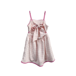 Vestido de estilo corto para niñas de verano Lino de algodón <span class=keywords><strong>vivo</strong></span> <span class=keywords><strong>y</strong></span> ligero Lleno de vitalidad Personalidad Diseño colorido brillante - Product Image 5