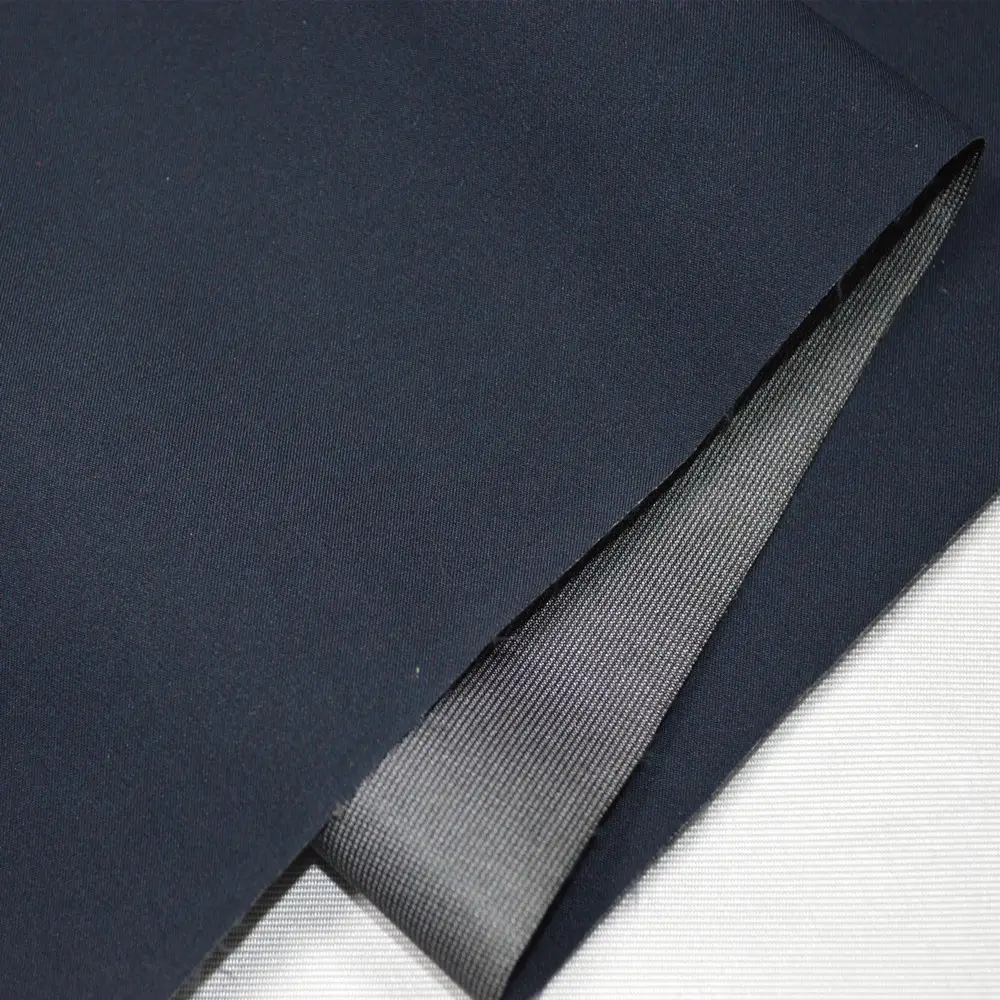 Morbido non rumoroso 3 strati meccanico elasticizzato laminato accoppiato TPU tricot hardshell jacket fabric