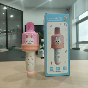 Microphone portable Epro <span class=keywords><strong>K7</strong></span> avec lumière RGB, haut-parleur sans fil pour karaoké à domicile, fête, KTV, cadeau musical pour enfants - Product Image 4